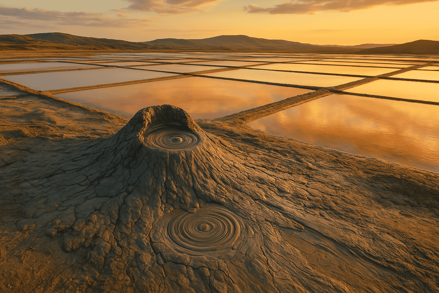 Featured image for: Vulcani noroioși și saline spectaculoase: Ghidul complet al fenomenelor naturale din România
